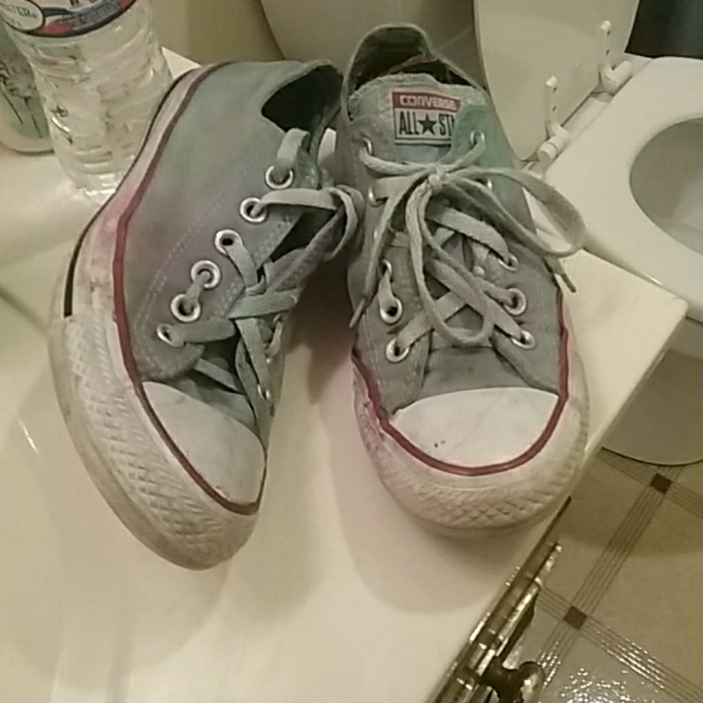 💔Old Shoes💔 Tie dyed Converse ⏱Worn Out⏱